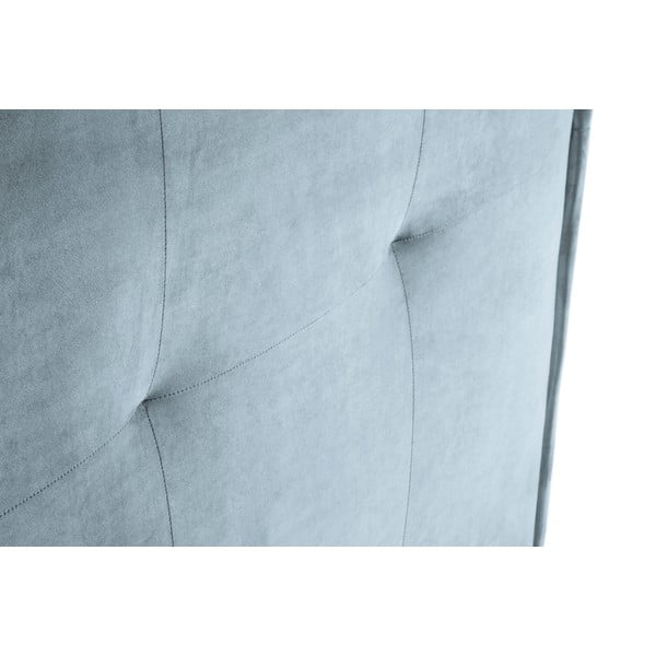 Tăblie de pat albastru-deschis 140x120 cm Monica – Milo Casa-image-1