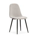 Scaune de dining crem 4 buc. tapițate Minka – Marckeric