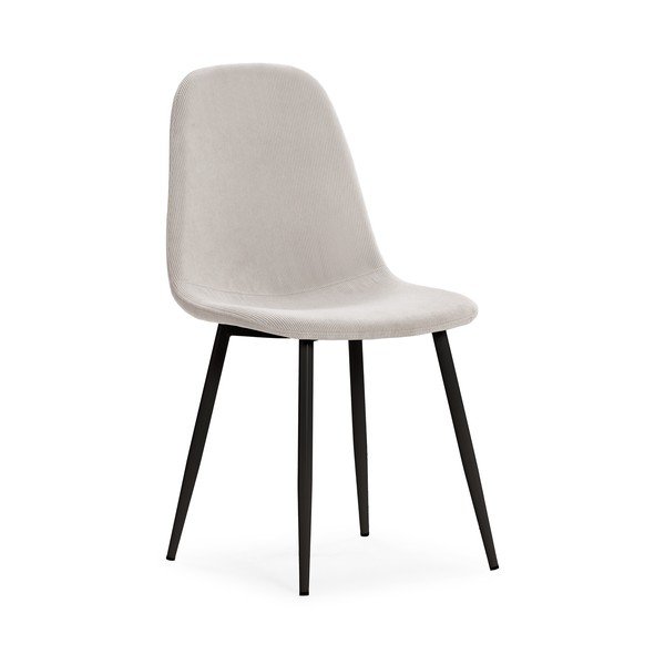 Scaune de dining crem 4 buc. tapițate Minka – Marckeric