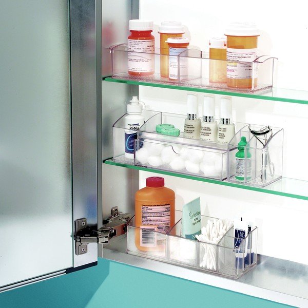 Organizator transparent cu sertar iDesign Med+, lungime 30,5 cm-image-2
