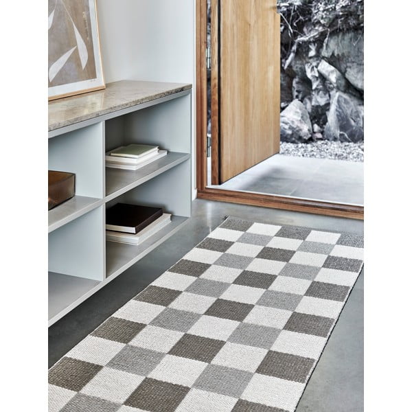 Covor tip traversă pentru interior și exterior bej/crem 70x300 cm Pix Dark Linen – Pappelina-image-2