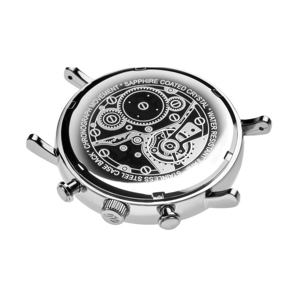 Ceas bărbătesc cu curea din oțel inoxidabil Walter Bach Style, argintiu-image-3