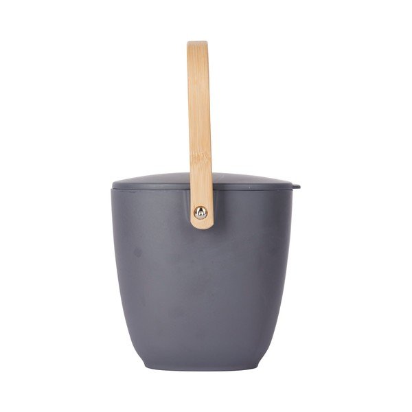 Coș de gunoi compostabil din bambus gri închis Natural Elements - itchen Craft -image-3
