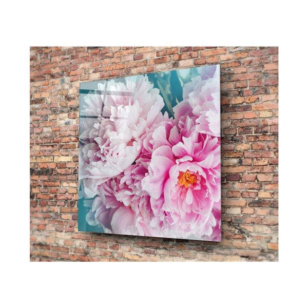 Tablou decorativ din sticlă Insigne Lemida, 40 x 40 cm-image-1