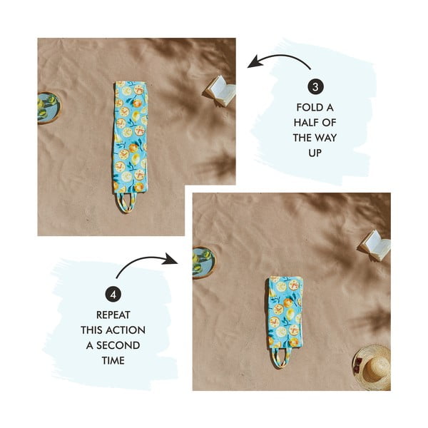 Prosop de plajă verde 150x75 cm Summer Fruits – Catherine Lansfield-image-1