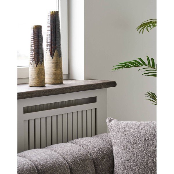 Vază maro din ceramică înaltă (înălțime 39 cm) – House Nordic-image-3