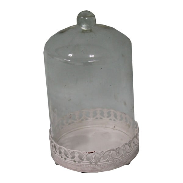 Tavă cu capac din sticlă Antic Line Bell, 18 x 10,5 cm