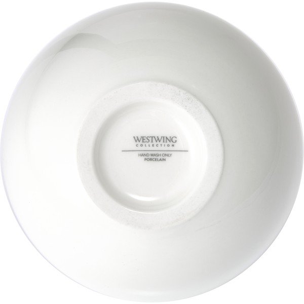 Set de 2 boluri din porțelan Westwing Collection Rosie, ø 15 cm, albastru-alb-image-3