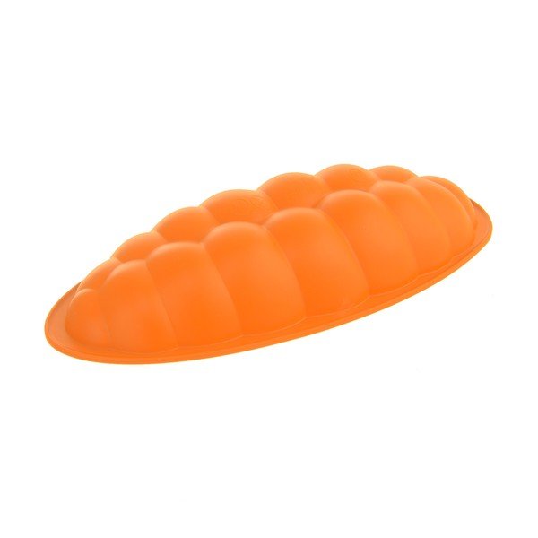 Formă de copt din silicon Orion Twist, 38 x 15 cm, portocaliu