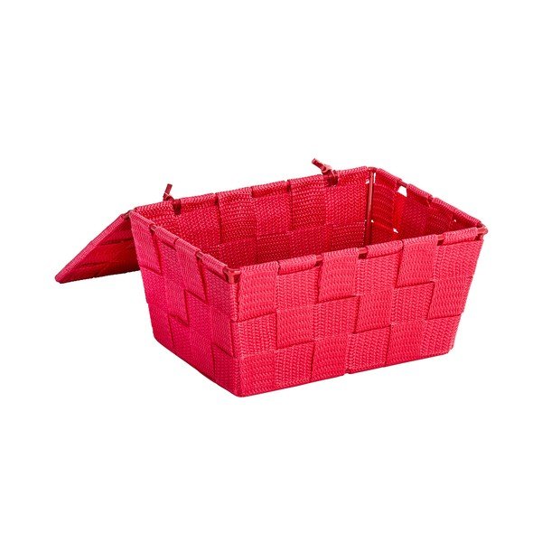 Coș cu capac Wenko Adria, roșu-image-1