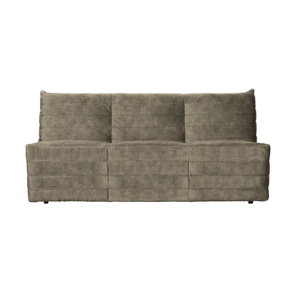 Canapea bej cu tapițerie din catifea 160 cm Bag – WOOOD
