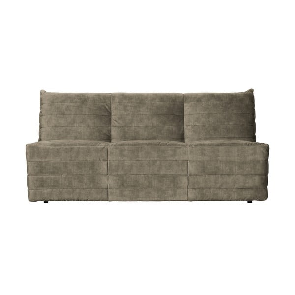 Canapea bej cu tapițerie din catifea 160 cm Bag – WOOOD