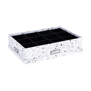 Cutie cu compartimente Bigso Box of Sweden Jakob, alb-negru