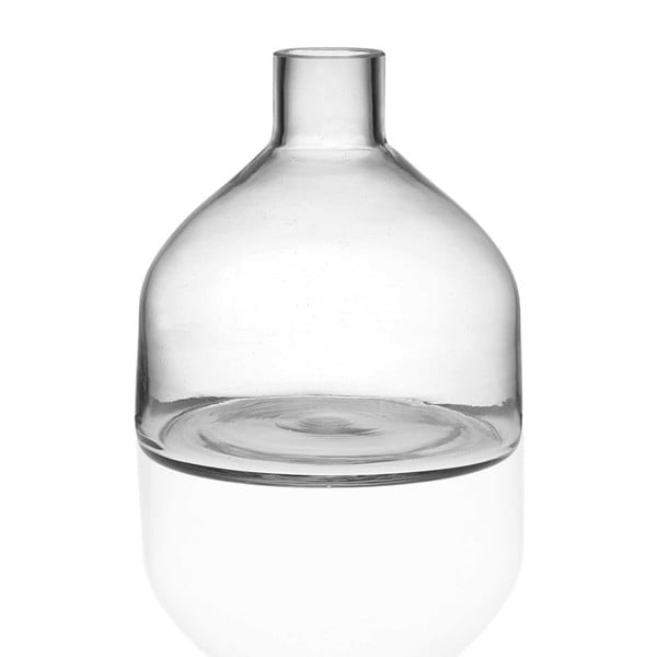 Vază din sticlă Versa Prahna, înălțime 19,5 cm, transparent