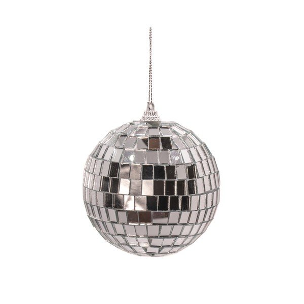 Ornament de Crăciun din plastic 8 cm Mirror Ball – Sass & Belle