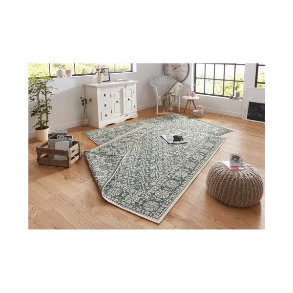 Covor reversibil Bougari Curacao, 200 x 290 cm, gri - verde -image-4