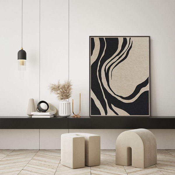 Tablou cu ramă/acustic 3D 90x120 cm Sacred Silence 2 – Malerifabrikken-image-1