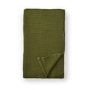 Pătură verde din bumbac 150x200 cm Jaipur Chunky Waffle – Pineapple Elephant