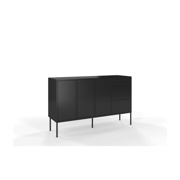 Comoda Skandica Mirka, negru-image-2