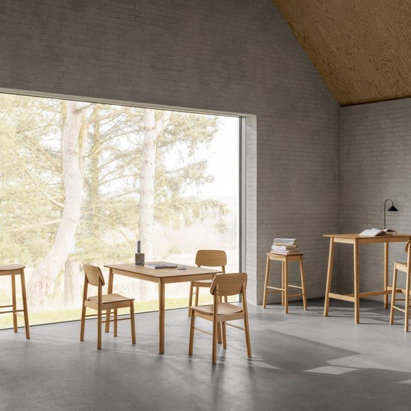 Scaun de dining în culoare naturală Barlow – Actona-image-1