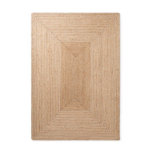 Covor în culoare naturală/în culoare naturală deschisă reversibil/țesut manual din iută 200x300 cm Juno – Hanse Home-image-4