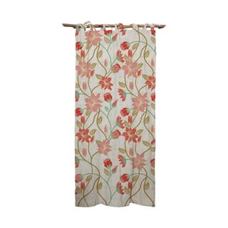 Draperie cu amestec de in Tierra Bella Amazonia, 140 x 270 cm, roz-bej