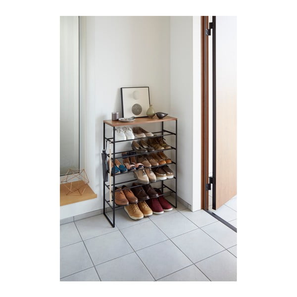 Pantofar negru din metal Tower – YAMAZAKI-image-2