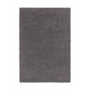 Covor gri antracit din lână 160x230 cm Hague – Asiatic Carpets