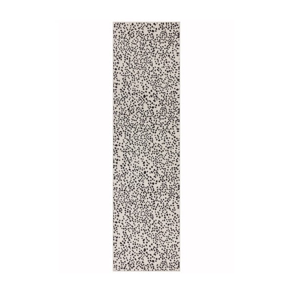Covor negru-alb tip traversă  66x240 cm Muse – Asiatic Carpets