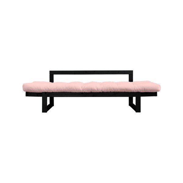 Canapea extensibilă Karup Edge Black/Pink Peonie-image-3