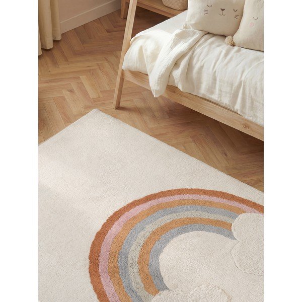 Covor pentru copii crem lavabil/țesut manual din bumbac 140x200 cm Snuggle Petite – Hanse Home-image-4