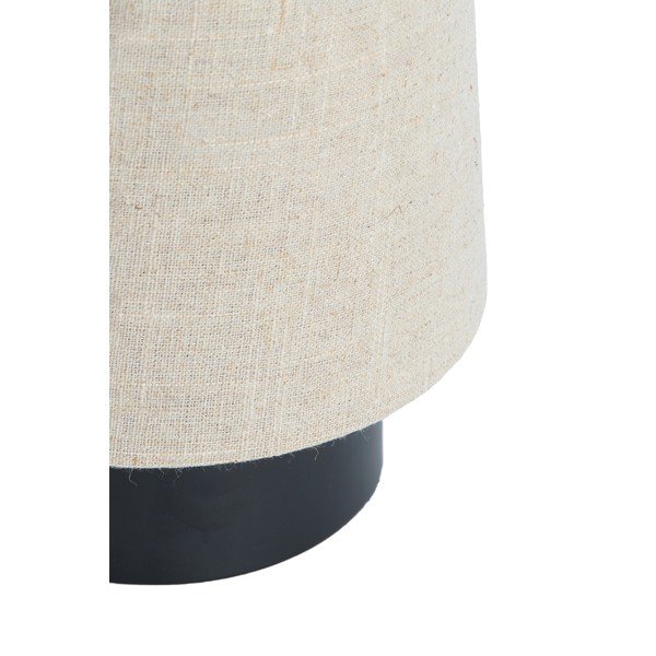 Veioză bej din metal cu abajur textil (înălțime 42 cm) Howie – Light & Living-image-4