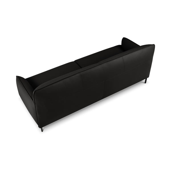 Canapea din piele Windsor & Co Sofas Neso, 235 x 90 cm, negru-image-3
