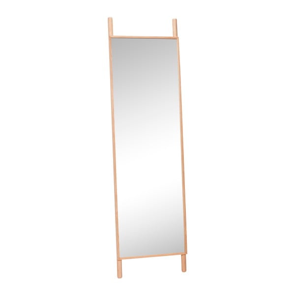 Oglindă de podea cu ramă din lemn de stejar Hübsch Oak Floor Mirror, înălțime 188 cm