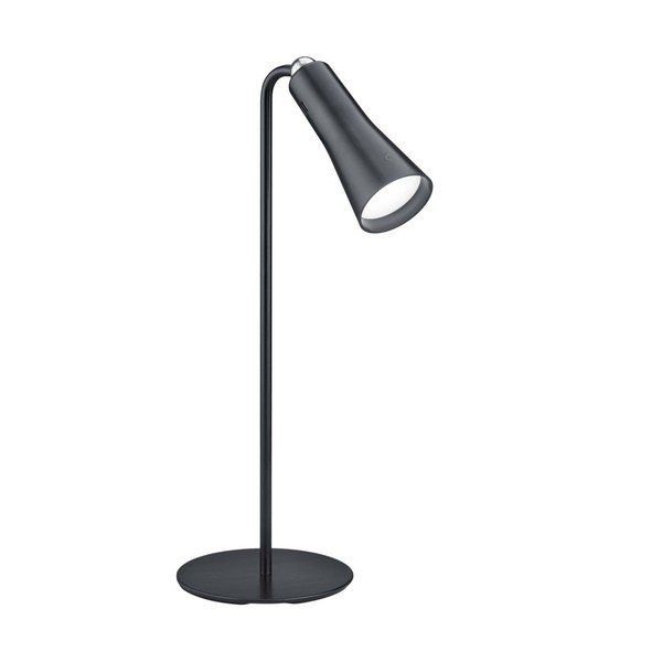 Veioză negru-mat LED din metal (înălțime 36 cm) Maxi – Reality