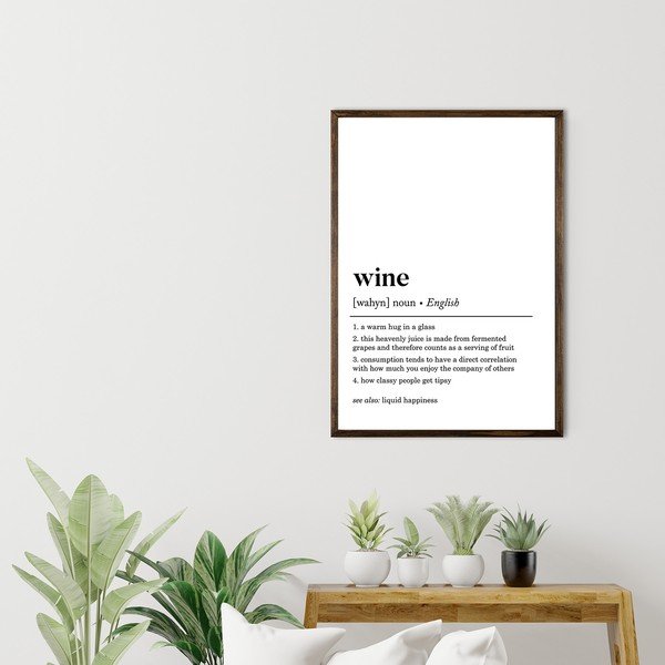 Tablou 50x70 cm Wine – Wallity-image-1