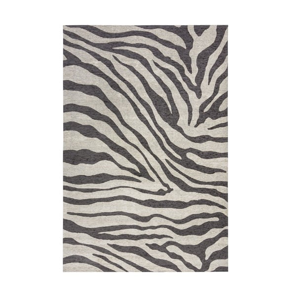 Covor Flair Rugs Zebra, 155x230 cm, alb-negru