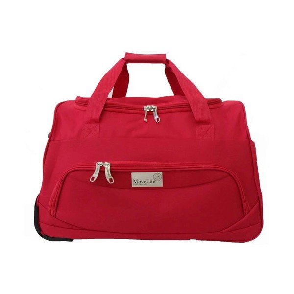 Geantă de voiaj pe roți Hero Roulette, 65 l, roșu-image-3