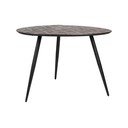 Masă de dining rotundă din lemn de tec 76x111 cm Webster – White Label