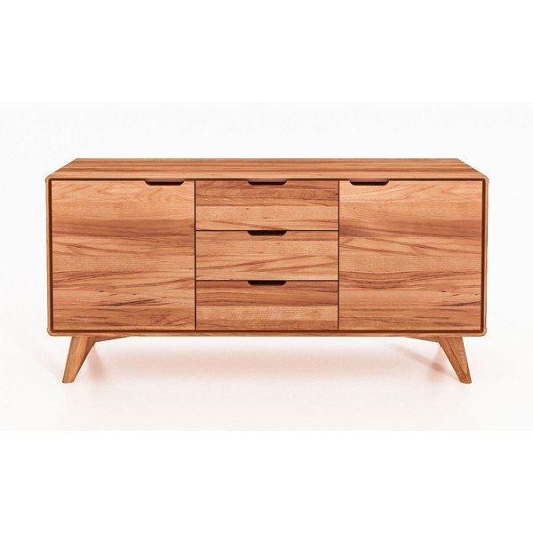 Comodă joasă din lemn de fag 134x63 cm Greg - The Beds-image-1