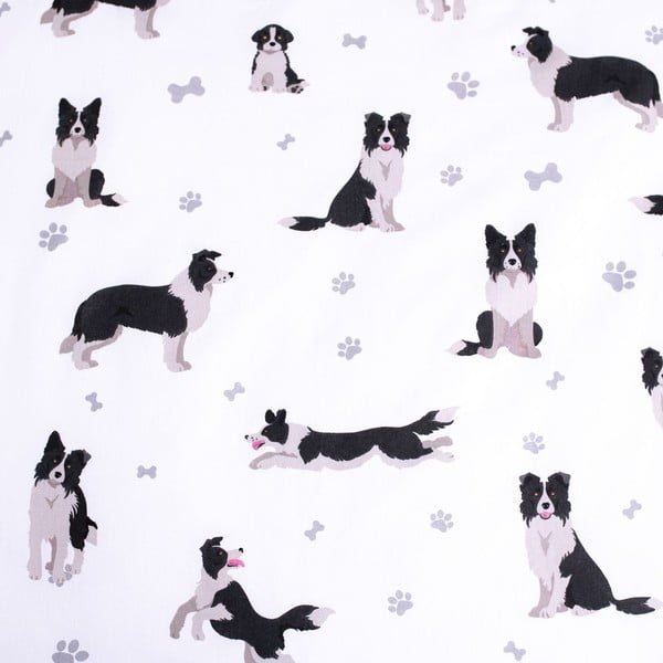 Lenjerie de pat pentru copii din bumbac pentru pat de o persoană 140x200 cm Border Collie – Jerry Fabrics-image-3