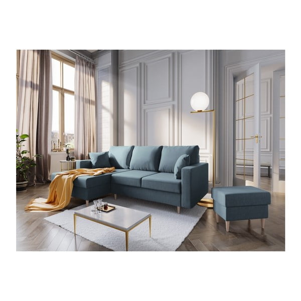 Puf Mazzini Sofas Aubrieta, 60 x 45 cm, albastru-image-4
