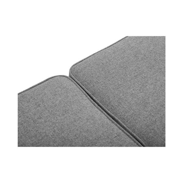 Canapea cu 2 locuri Mazzini Sofas Narcisse, gri închis-image-4