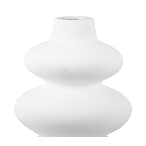 Vază din ceramică Karlsson Circles, înălțime 19,4 cm, alb-image-3