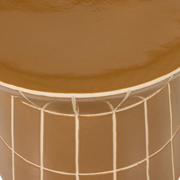 Măsuță auxiliară rotundă din ceramică ø 38 cm Plu – WOOOD-image-4