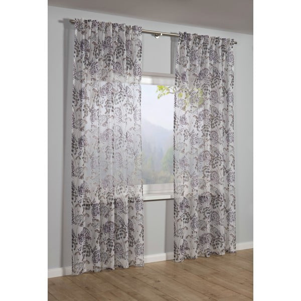 Draperie mov-gri 135x245 cm Birds and Roses – Sehlbach-image-1