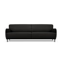 Canapea din piele Windsor & Co Sofas Neso, 235 x 90 cm, negru