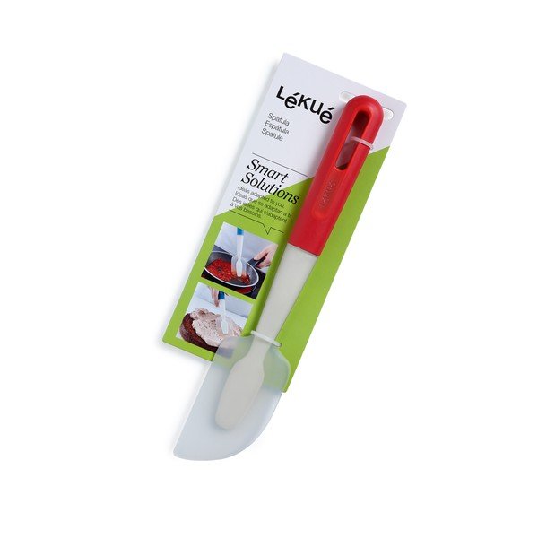 Spatulă Lékué Smart, roșu - alb-image-1