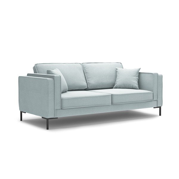 Canapea Milo Casa Attilio, 160 cm, albastru deschis-image-2