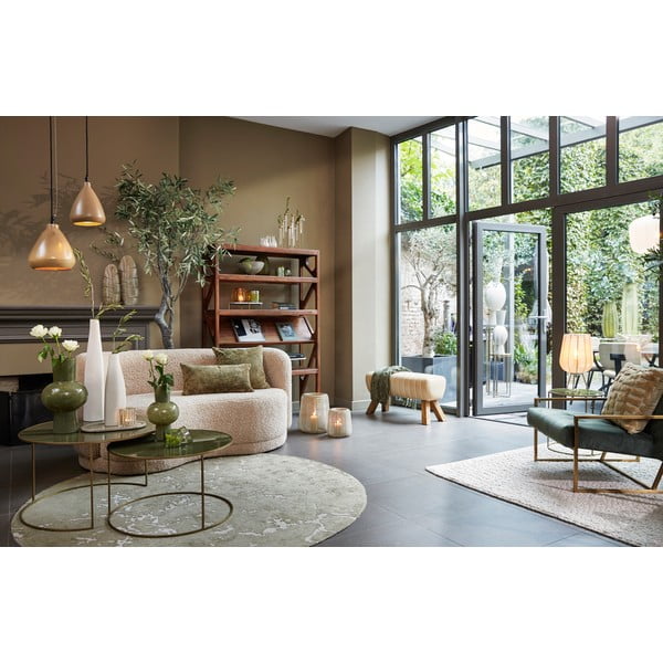 Covor kaki rotund ø 200 cm Sjors – Light & Living-image-2